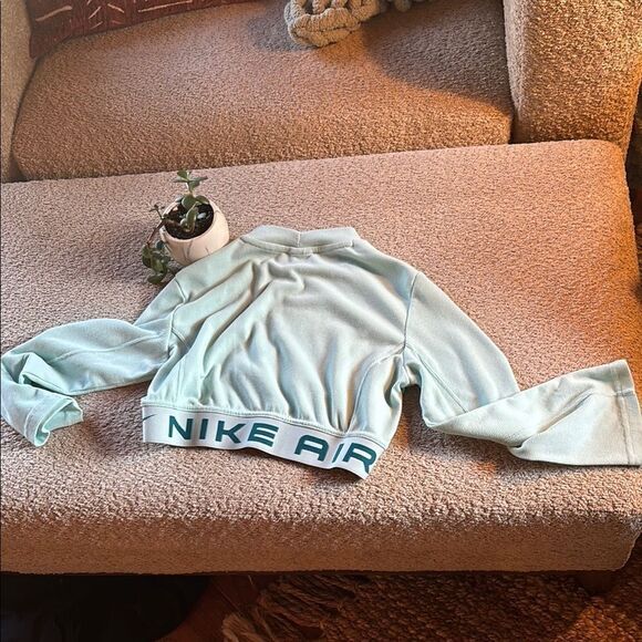 Nike Air Mint Green Cropped Sweatshirt - Picture 14 of 14